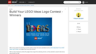LEGO IDEAS - Blog - Build Your LEGO Ideas Logo Contest - Winners