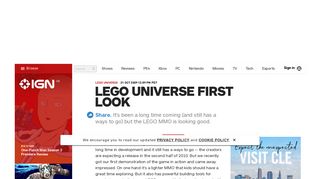 LEGO Universe First Look - IGN