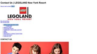Contact Us | LEGOLAND New York Resort