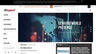 LEGRAND - Electrical and digital building infrastructures specialist ...
