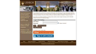 Applicant Login - Lehigh University