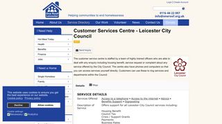 Customer Services Centre - Leicester City Council - One Roof Leicester