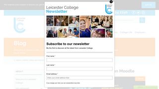Part-Time Jobs for Students site on Moodle - Leicester College