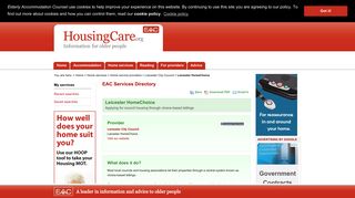 Leicester HomeChoice in Leicester (Leicestershire). - Housing Care