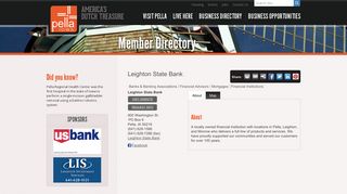 Leighton State Bank | Banks & Banking Associations | Financial ...