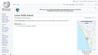 Lemer Public School - Wikipedia