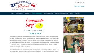 Lemonade Day Galveston County - Galveston Chamber of Commerce