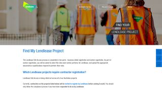 project login - Lendlease Contractors