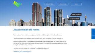 About Lendlease Site Access - Lendlease Contractors