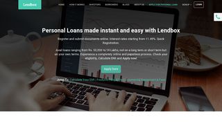 Instant Personal Loans - Apply Online For Lowest Interest ... - Lendbox