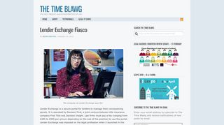 Lender Exchange Fiasco « The Time Blawg