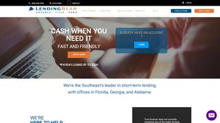 Lending Bear: Home Page