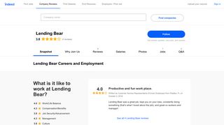 Lending Bear Careers and Employment | Indeed.com