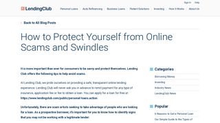 How to Protect Yourself from Online Scams and Swindles ...