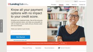 Patient Financing Made Easy | Lending Club Patient Solutions