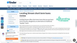 Lending Stream Short Term Loans Review January 2019 ... - Finder.com