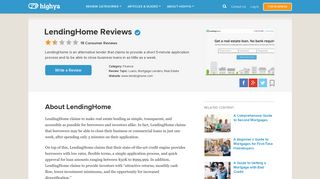 LendingHome Reviews - Is it a Scam or Legit? - HighYa