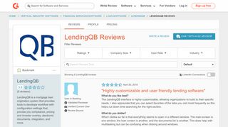 LendingQB Reviews 2018 | G2 Crowd