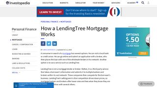 How a LendingTree Mortgage Works - Investopedia
