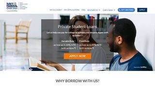 Navy Federal Credit Union - Private Student Loans - LendKey