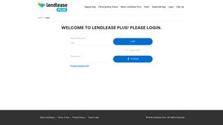 Login - Lendlease Plus