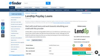 LendUp payday loan alternative review 2019 | finder.com