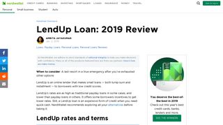 LendUp Loan: 2019 Review - NerdWallet