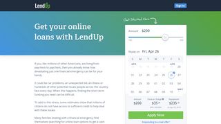 Online Loans - Apply Online in as few as 5 Mins - LendUp