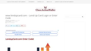 www.lendupcard.com - Lend Up Card Login or Enter Code