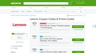 39% off Lenovo Coupons, Promo Codes & Deals 2019 - Groupon