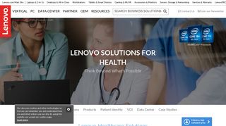 Health - Lenovo Health - Solutions Lenovo