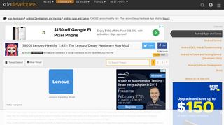 [MOD] Lenovo Healthy 1.4.1 - The Lenovo/Desa… | Android ...