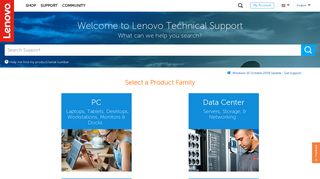 Home - Global Support - US - Lenovo