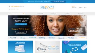 Discount Contact Lenses | Save 70% on Contacts | Cheap Contacts