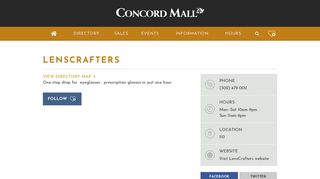 Concord Mall ::: LensCrafters