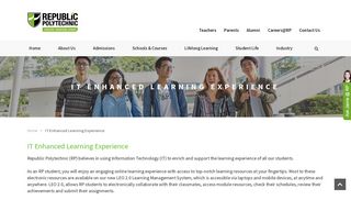 IT Enhanced Learning Experience - Republic Polytechnic