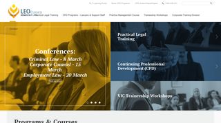 Leo Cussen Centre for Law | Practical Legal Training | Lawyer CPD