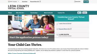 Leon County Virtual School | Your Child Can Thrive. - K12.com