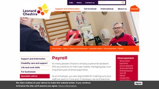 Payroll | Leonard Cheshire Disability