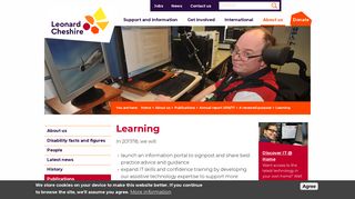 Learning | Leonard Cheshire Disability