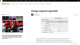 Change Leopard's Login Shell - Lifehacker