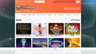Online Slots | Play with a Casino Bonus | LeoVegas!