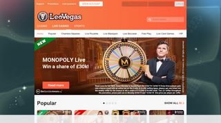 Live Casino | Table Games with a Welcome Bonus | LeoVegas