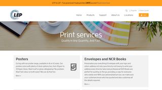 Print Services – LEP Colour Printers
