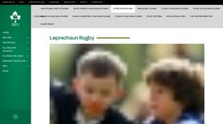 IRFU Coaching | Leprechaun Rugby : Irish Rugby