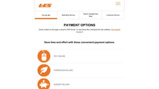 Payment options - Lincoln Electric System