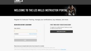 Les Mills Instructor Portal
