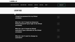 Login FAQs for Virtual Support - Les Mills