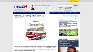 WIN with Leserskring & Leisure Books | News24