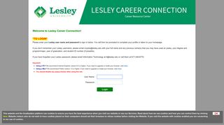 Lesley Career Connection